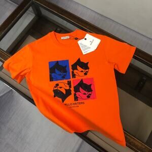 Moncler Men's Orange Short Sleeve